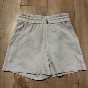 lululemon Softstreme Light Ivory Shorts